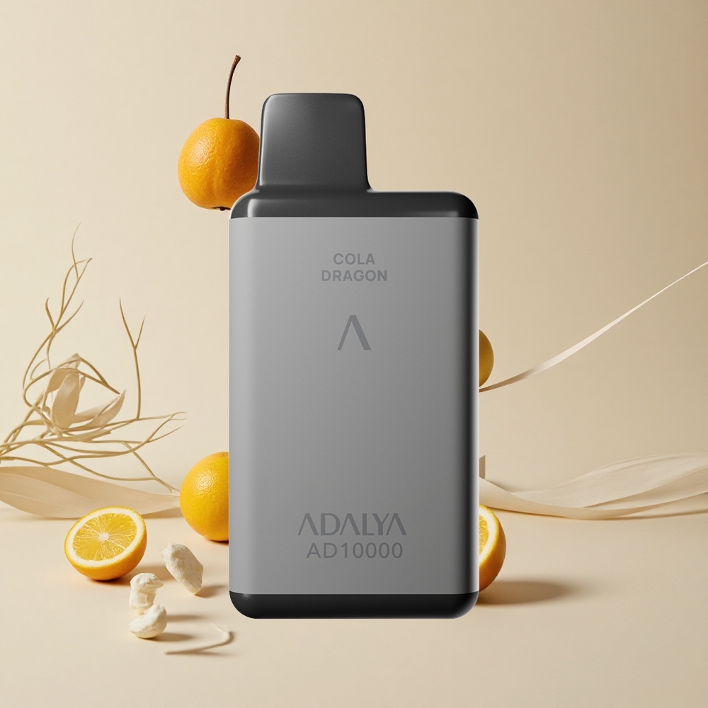Adalya AD 10000 Púchov Lady Killer Jednorazové Vape Priestorovo šedá 14 ml E-liquidu
