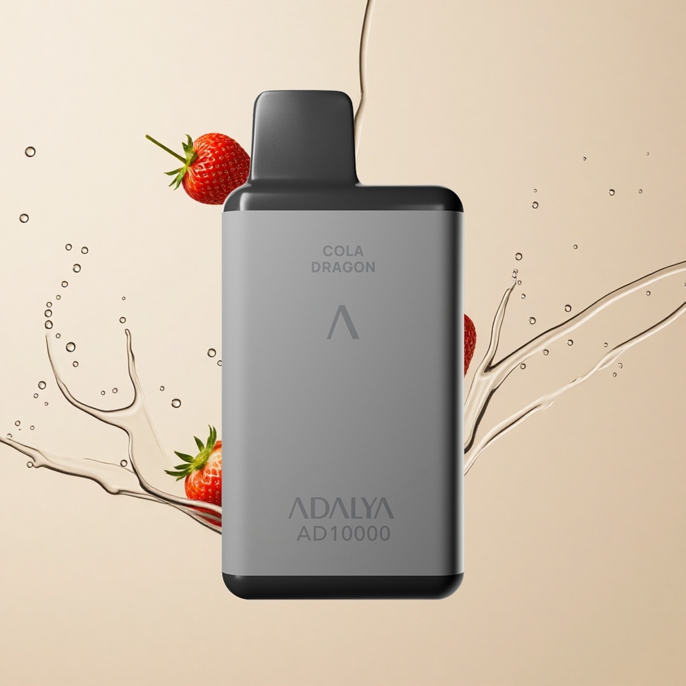 Adalya AD 10000 Puffs Jahodová Praskanina 14 ml 2% Nikotínu