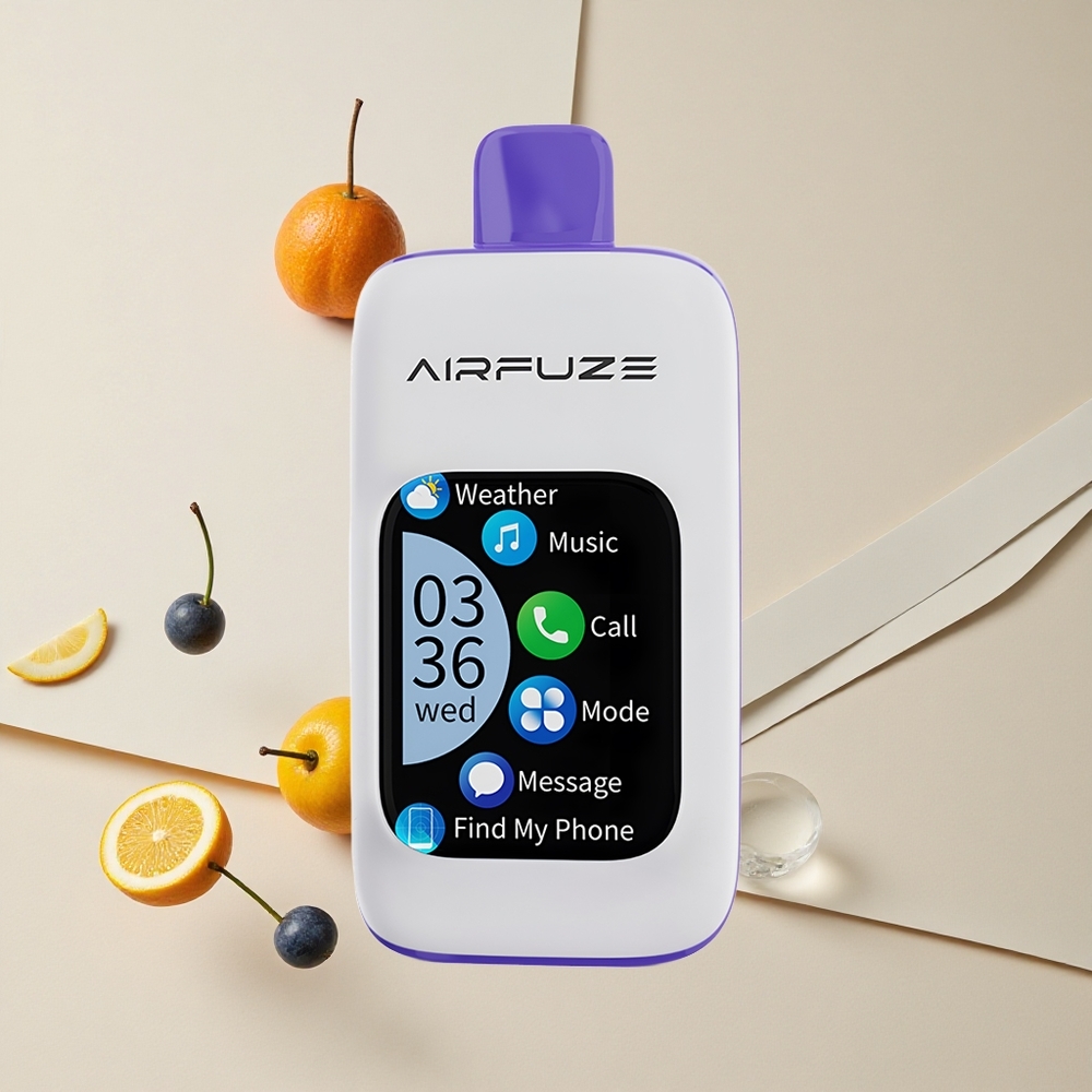AirFuze Smart 30000 Púchov Jednorazové Vape Modrý Jazvec Ľad s 5% Nikotínu a 900mAh Batéria