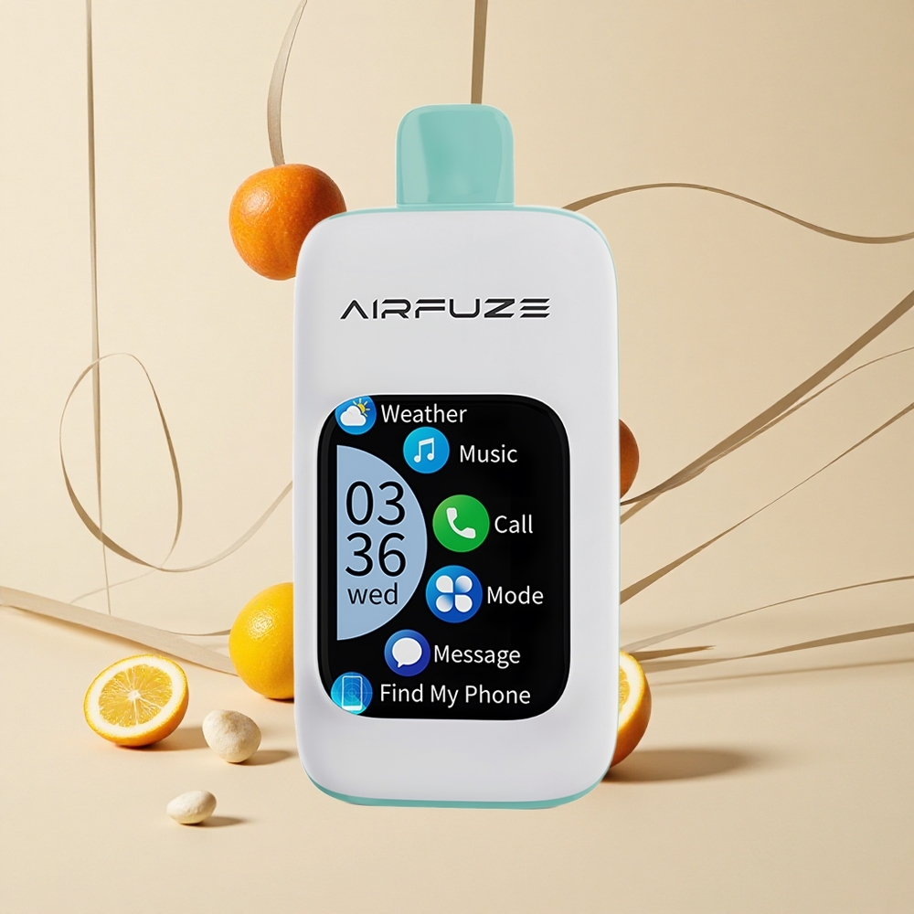 AirFuze Smart 30000 Puffs Dúhový Ovocný Výbuch Jednorazové Vape, 5% Nikotínu, 900mAh Batéria