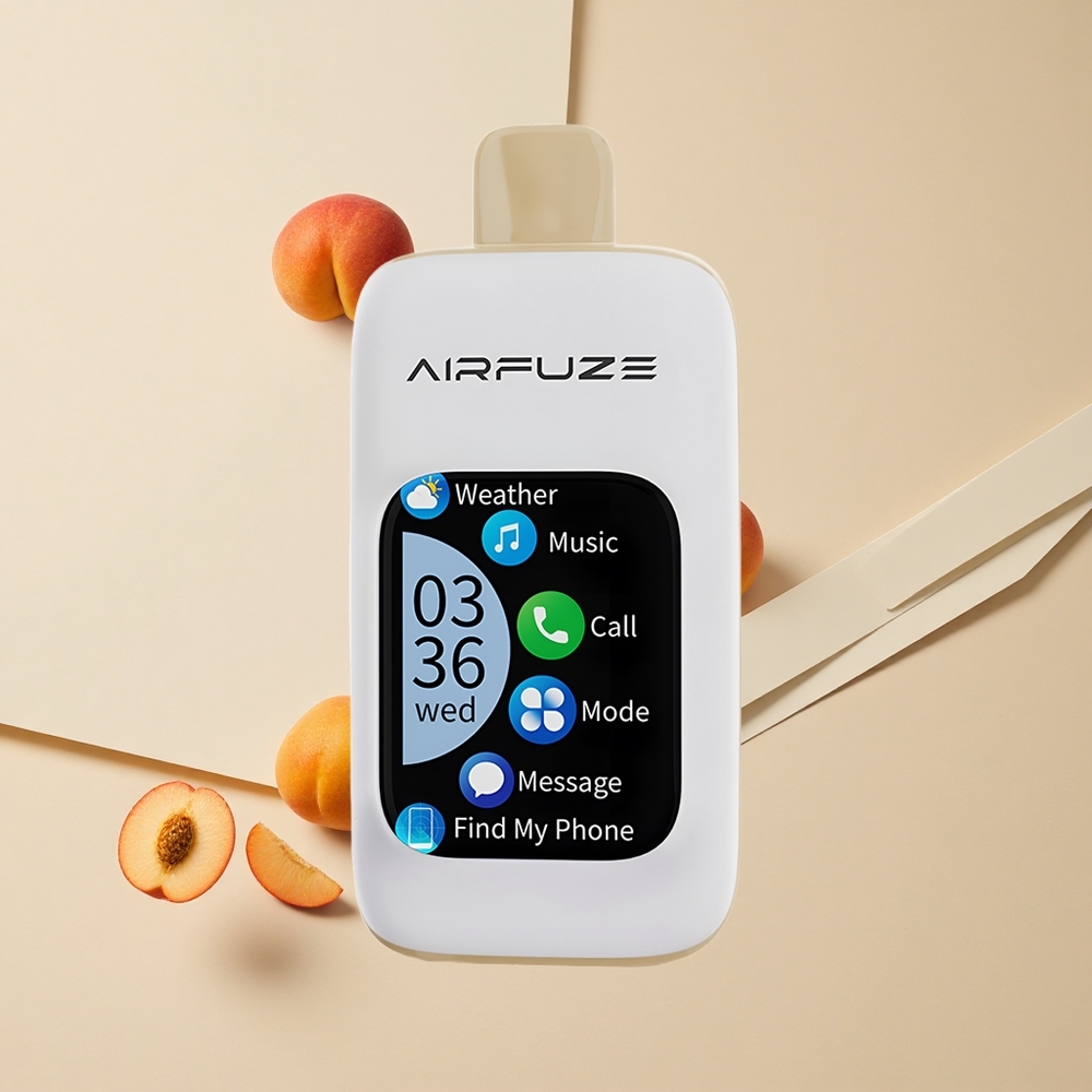 AirFuze Smart 30000 Puffs Jednorazové Vape Šťavnatá Broskyňa 2.01"TFT 900mAh