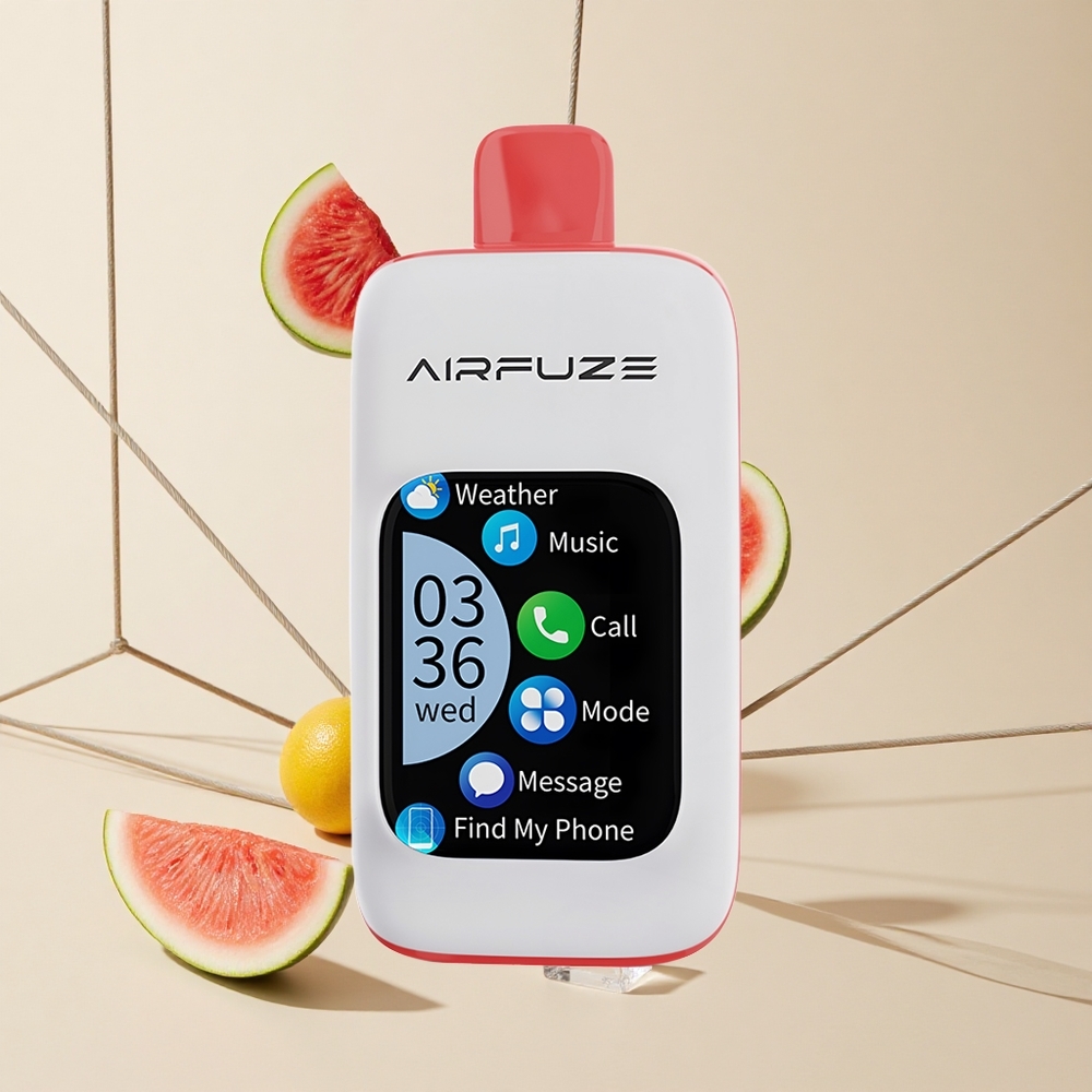 AirFuze Smart 30000 Puffs Vodný melón Ľad Jednorazové Vape 5% Nikotínu Typ-C