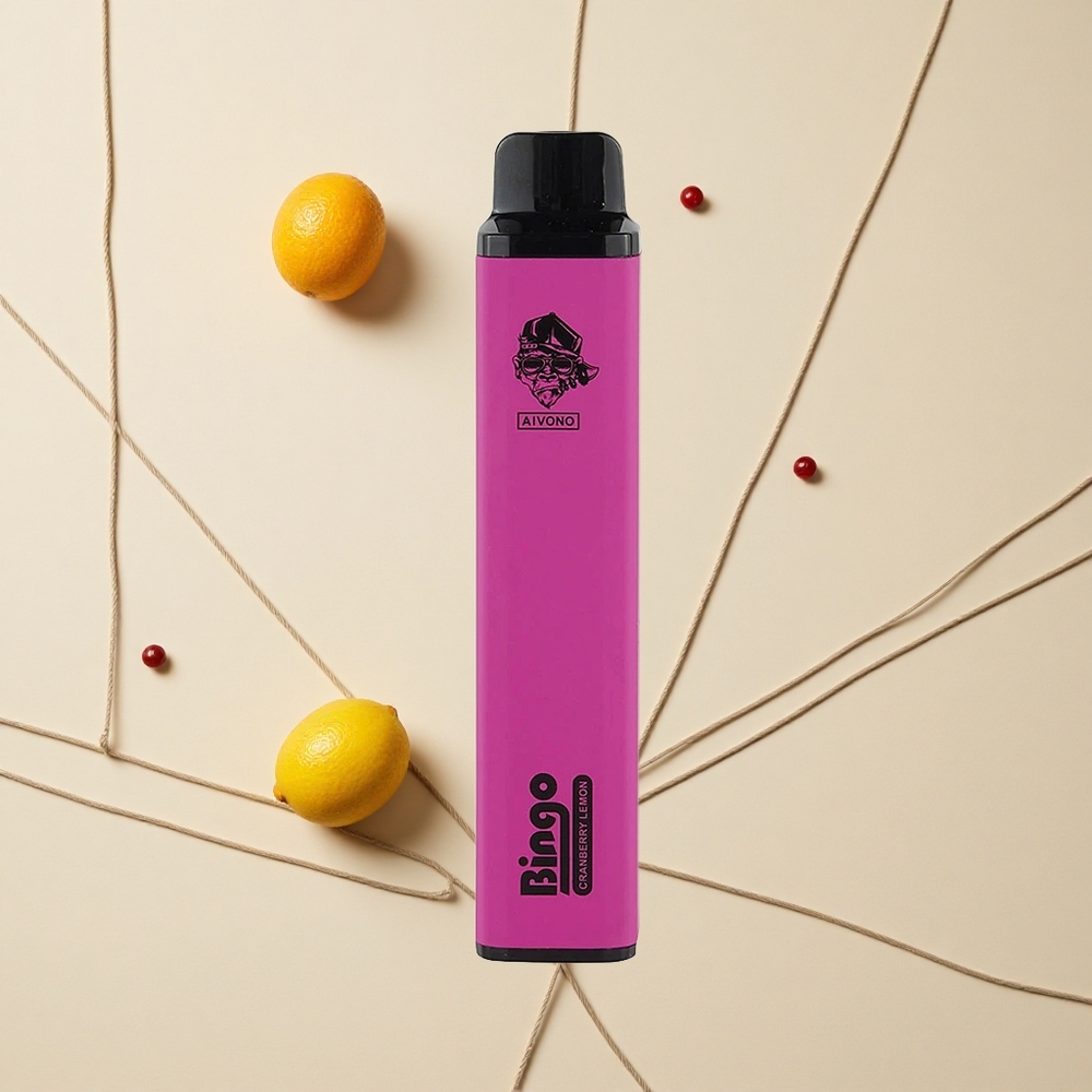 Aivono Aim Bingo 4000 Púchov Jednorazové Vape Brusnica Citrón Batéria 1000mAh Kapacita 10 mL