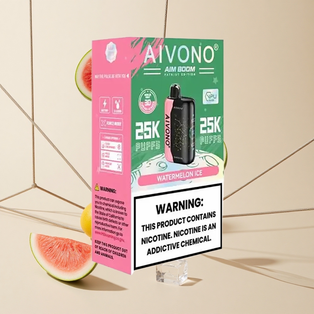 Aivono Aim Boom 25000 Púchov Jednorazové Vape Vodnelový ľad Typ-C Nabíjanie 650mAh Batéria