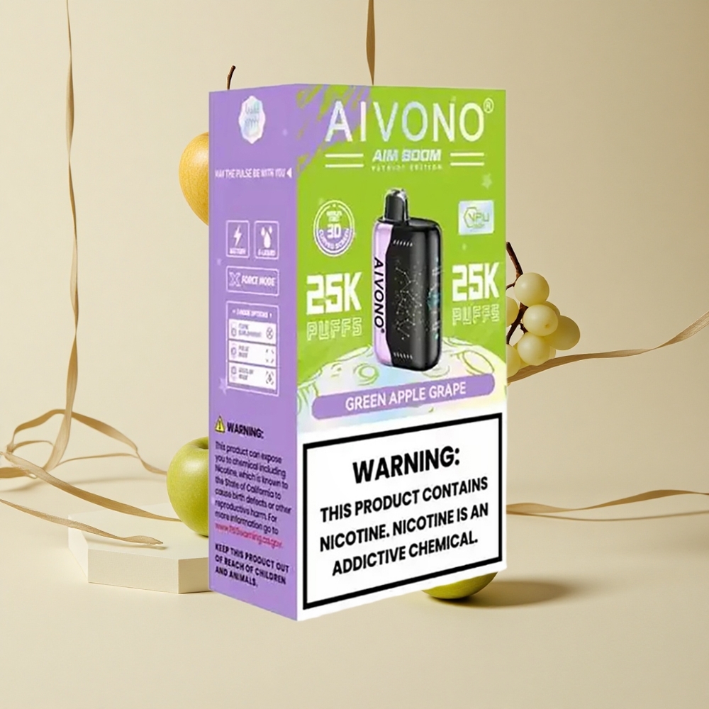 Aivono Aim Boom 25000 Púchov Zelené Jablko Hroznový 28ml 650mAh