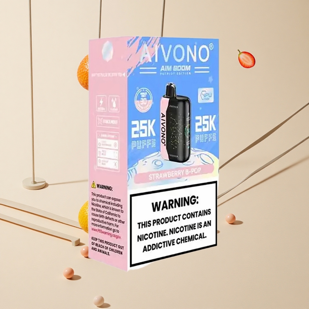Aivono Aim Boom 25000 Puffs Jahoda B Pop 28ml 650mAh