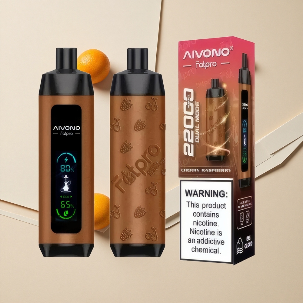 Aivono Aim Fatpro 22000 Pôstov Jednorazové Vape Čerešňa Malina 28ml 600mAh