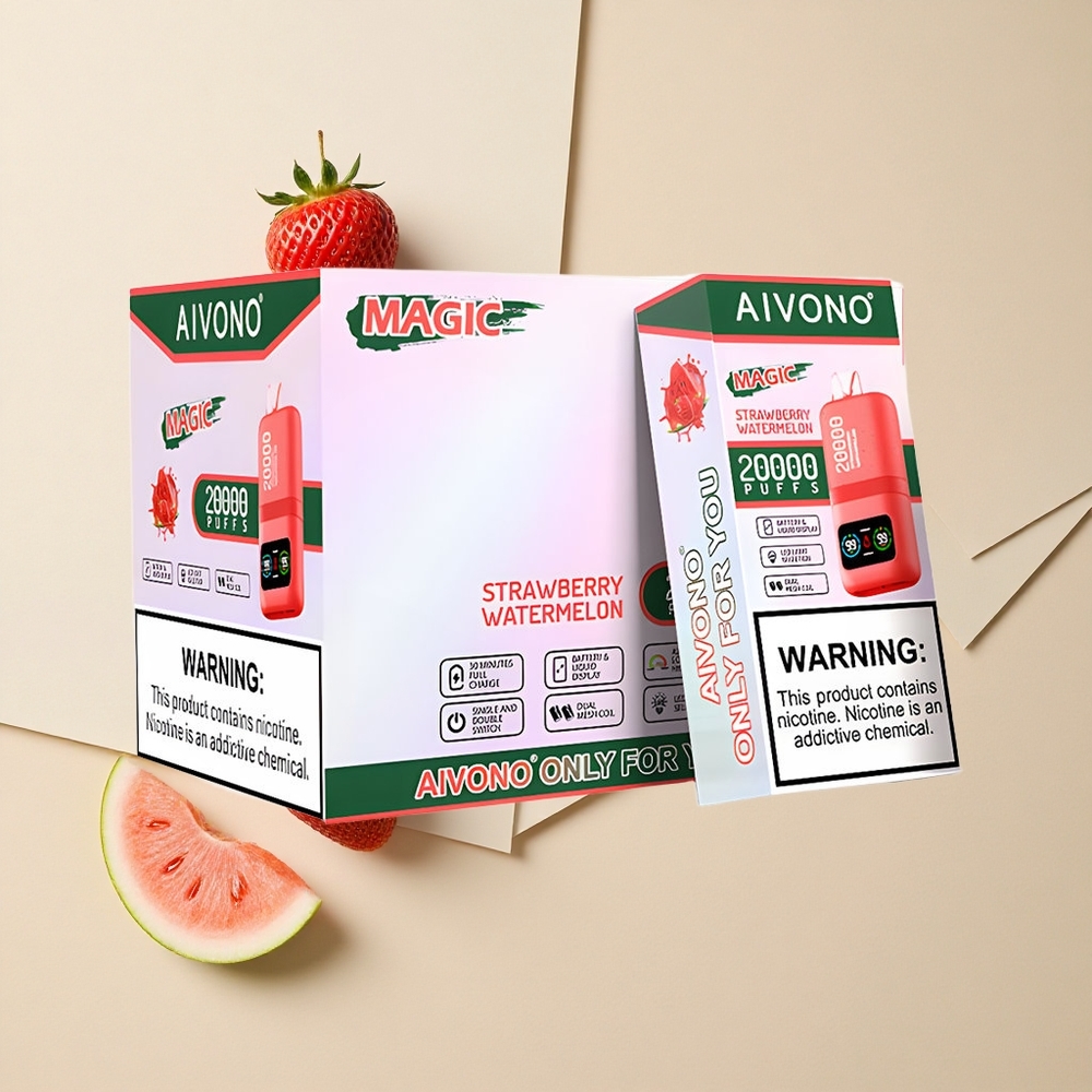 Aivono Aim Magic 20000 Púchov Jednorazové Vape Jahoda Vodný melón Typ-C Nabíjateľný