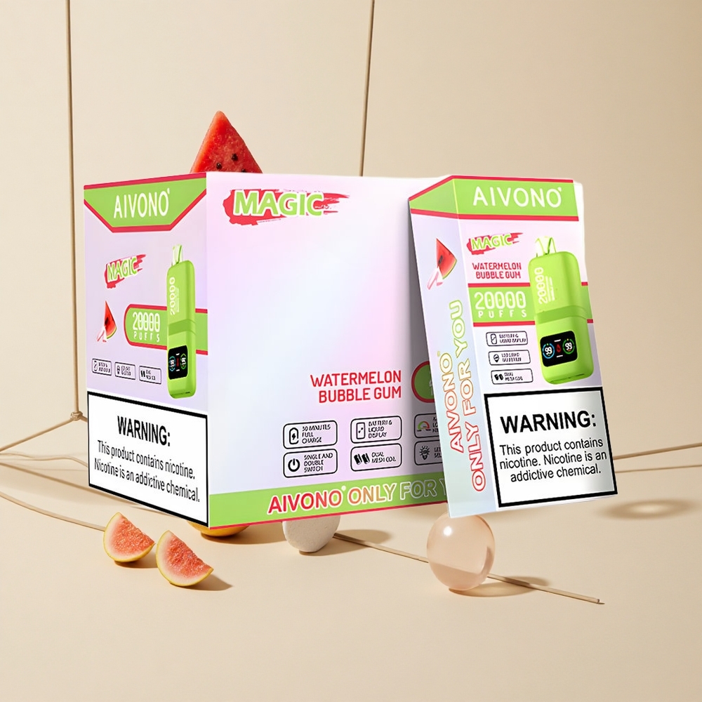 Aivono Aim Magic 20000 Púchov Jednorazové Vape Vodný Melón Žuvačková Guma 26ml Typ-C