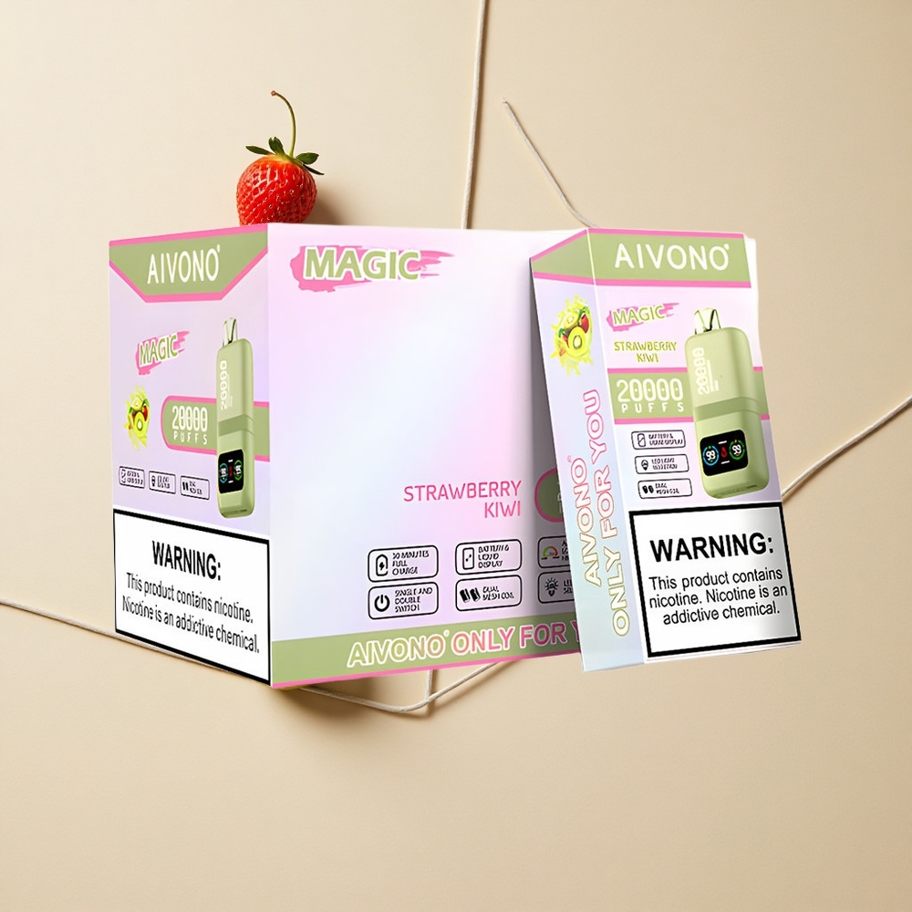 Aivono Aim Magic 20000 Púchov Jednorazové Vape jahoda kiwi 26ml Typ-C