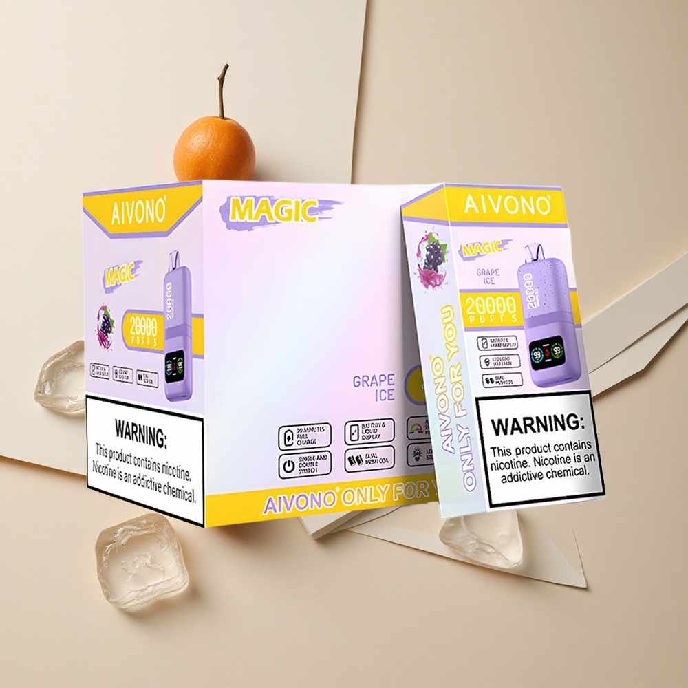 Aivono Aim Magic 20000 Puffs Jednorazové Vape Hroznový ľad s 26ml E-kvapalinou a Dual Mesh Coils