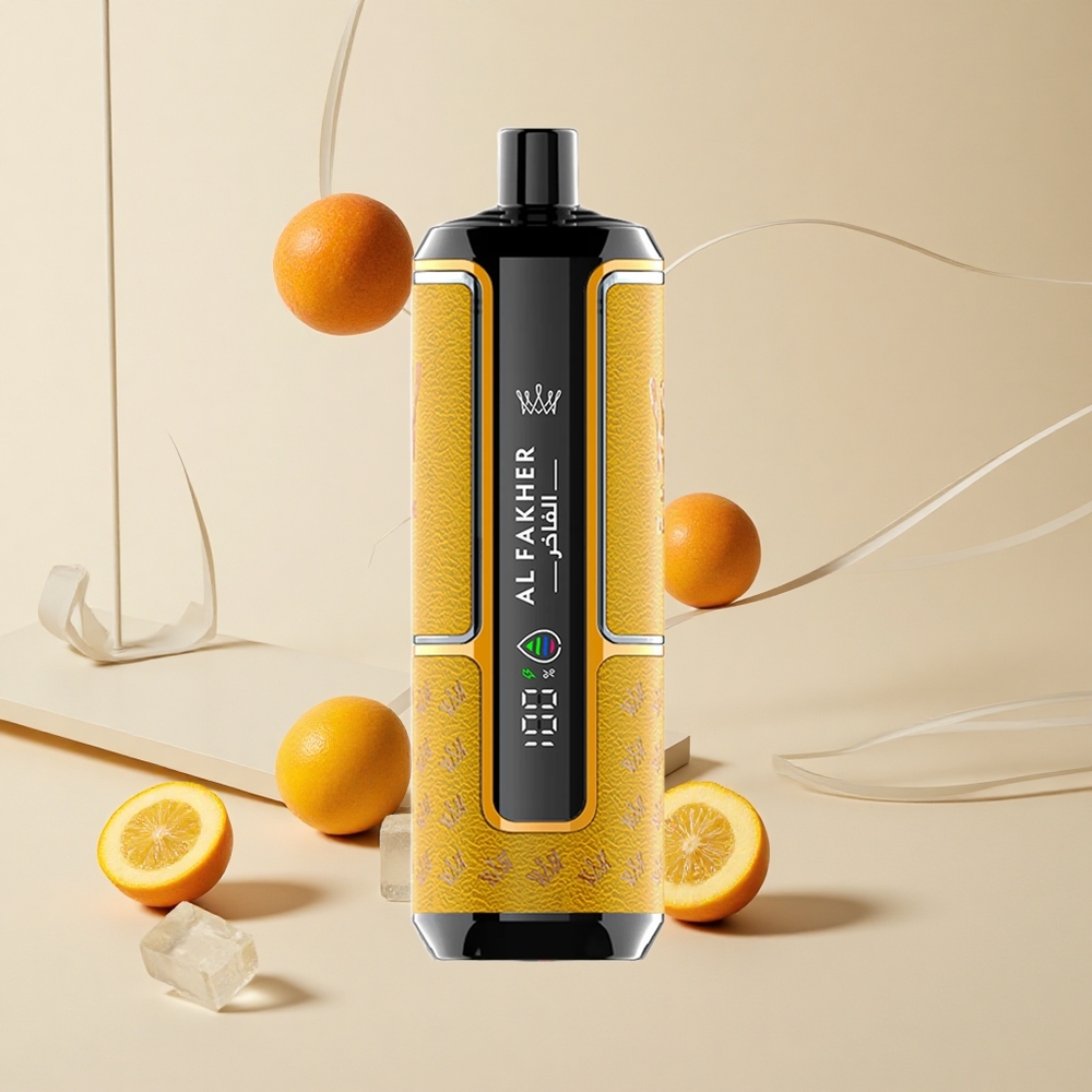 Al Fakher Crown Bar 15K Hypermax 22ml/600mAh Dizajnový Jednorázový Vape Kit Mango Ľad