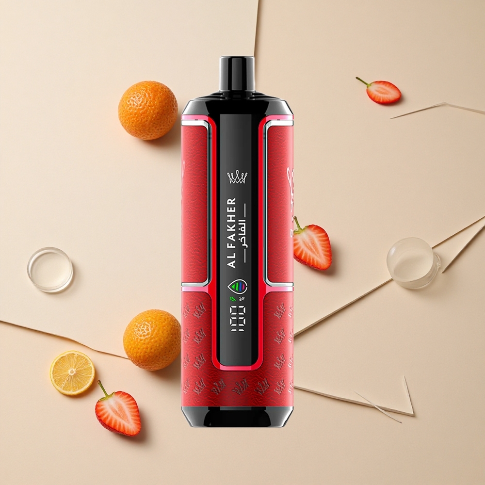 Al Fakher Crown Bar 15K Hypermax Jednorázová Vape Sada Jahodový Punč 22ml 600mAh