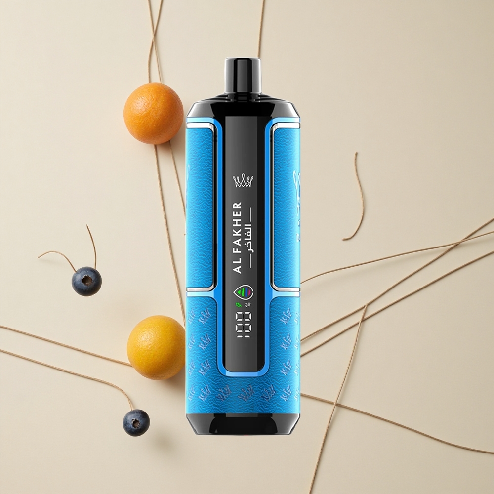 Al Fakher Crown Bar 15K Hypermax Jednorázová Vape Sada Čučoriedková Žuvačka 22ml 600mAh