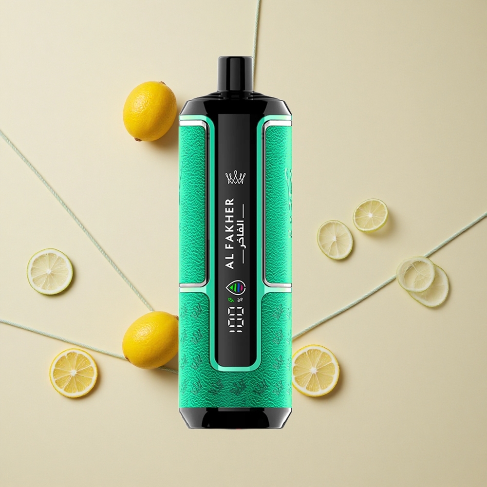 Al Fakher Crown Bar 15K Hypermax Jednorazová Vape Sada Citrón Mätová 22ml/600mAh