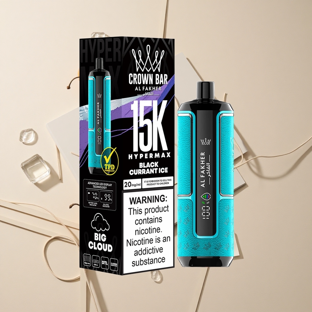 Al Fakher Crown Bar 15K Čierne Ríbezle 22ml 600mAh