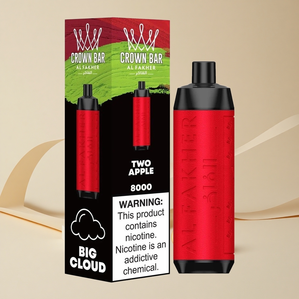 Al Fakher Crown Bar 8000 Dve Jablká 18ml 600mAh