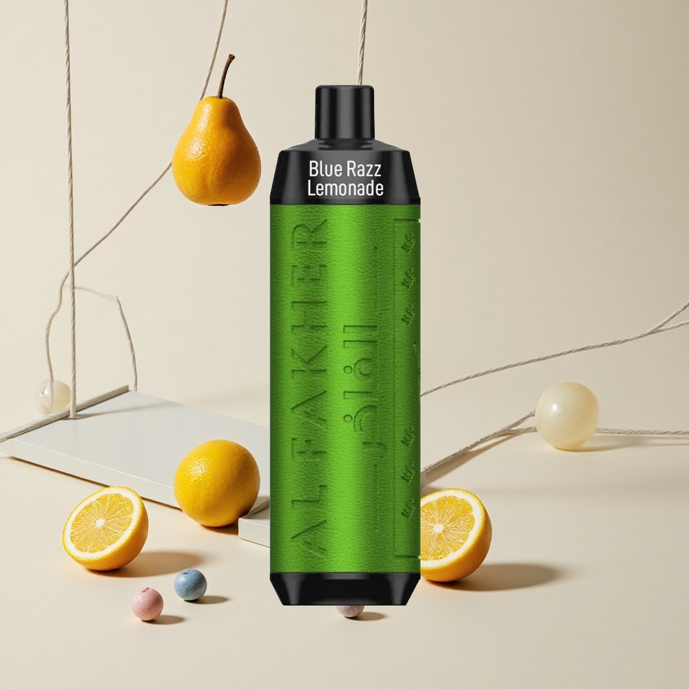 Al Fakher Crown Bar 8000 Modrý Malina Limonáda 18ml 8000 Potiahnutí