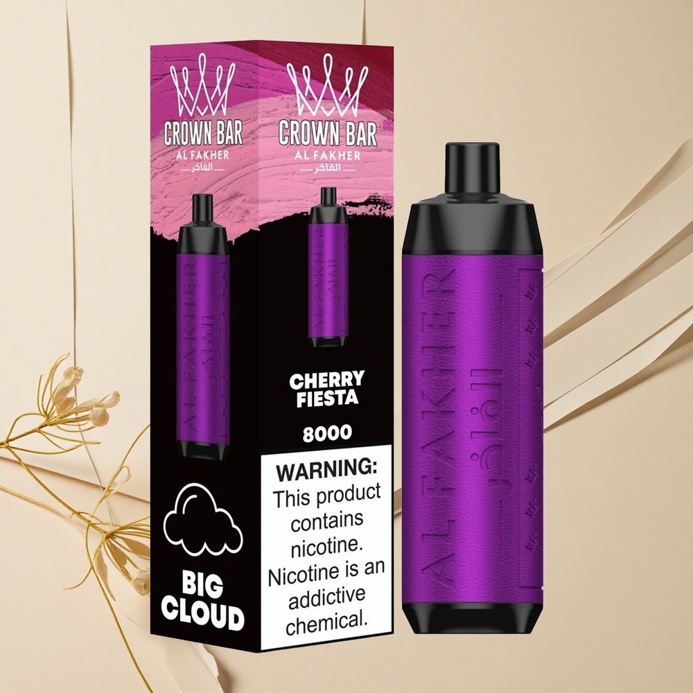 Al Fakher Crown Bar 8000 Čerešňová Fiesta 18ml 5mg