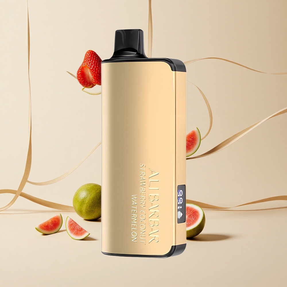 Alibarbar Ingot 9000 Púchov Jednorazové Vape Jahoda Kokos Melón 22ml 2350mAh