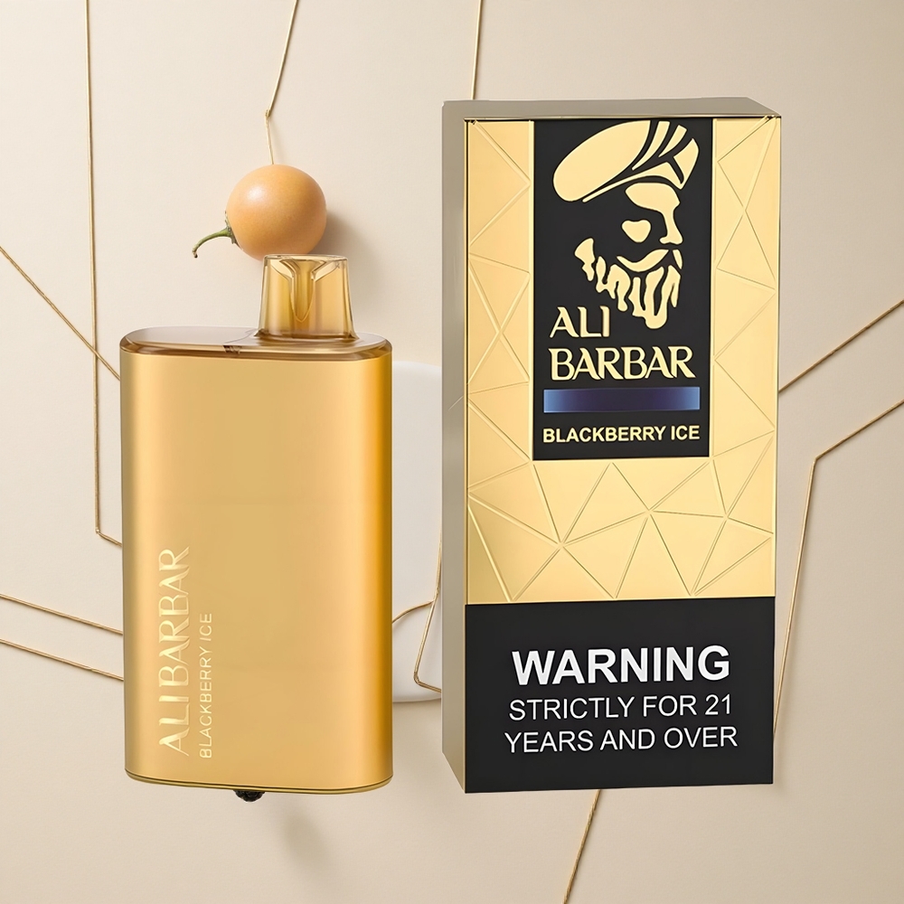 Alibarbar Rich 8000 Puffs 20ml Kapacita 2000 mAh Čučoriedkový Ľad Jednorazové Vape