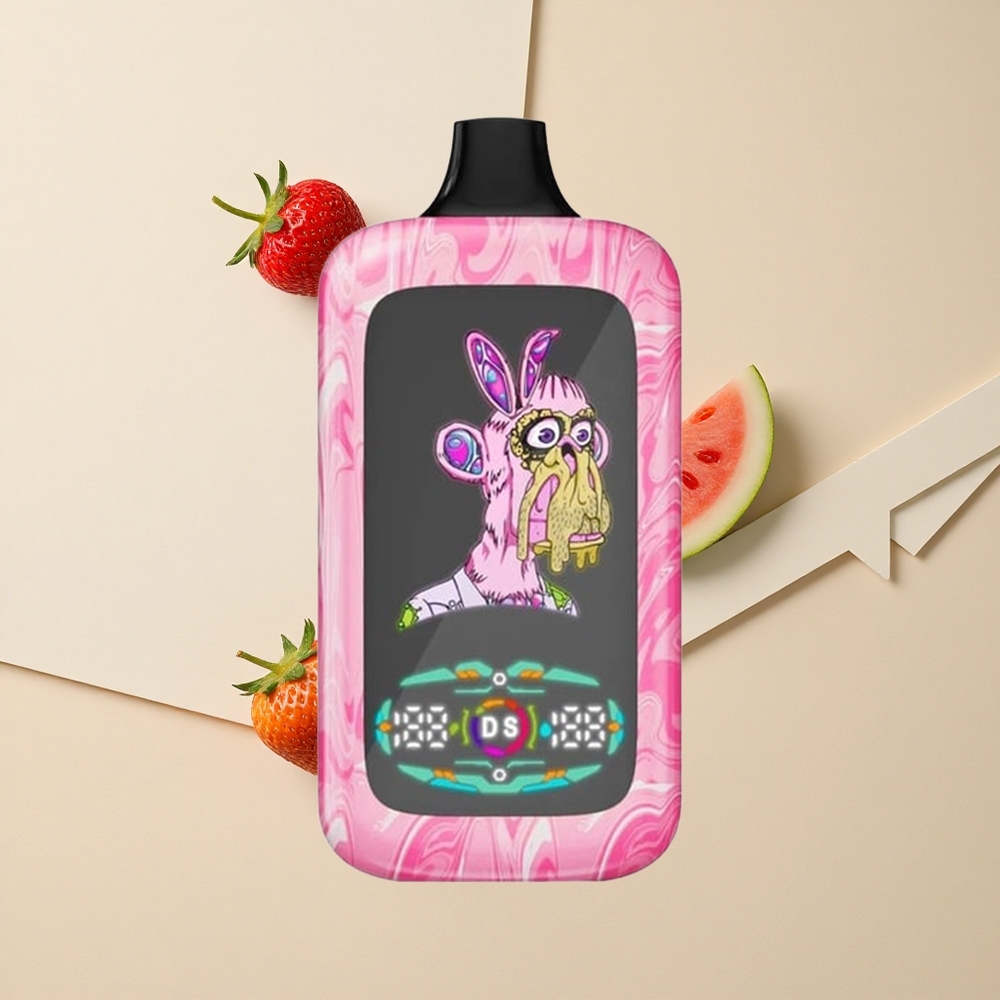 Fumot Digital Monkey 40000 Puffs Jahoda Vodný Melón Dvojité Sieťové Cievky 850 MAH