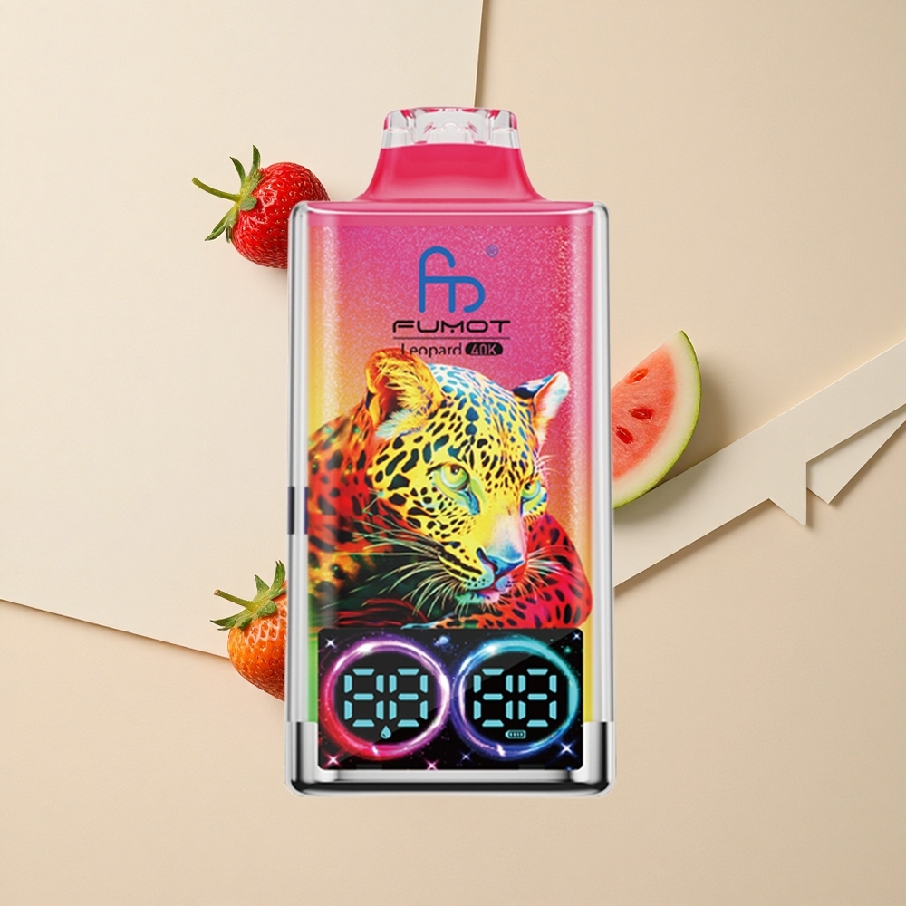 Fumot Leopard 40000 Púchov Jednorazové Vape Jahoda Vodný Melón 0%,2%,3%,5% Nikotínu 700mAh Batéria