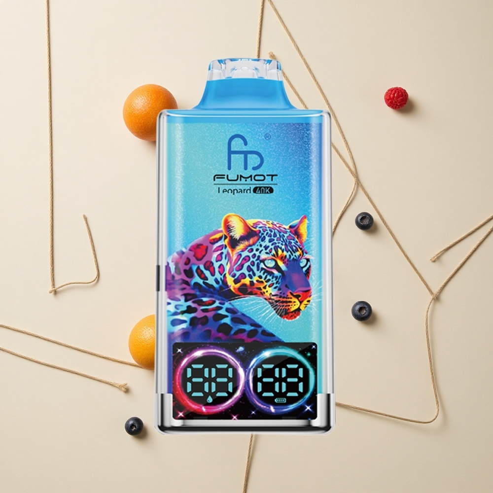 Fumot Leopard 40000 Púchov Jednorazové Vape Čučoriedka Malina 0%,2%,3%,5% Nikotínu 700mAh Batéria