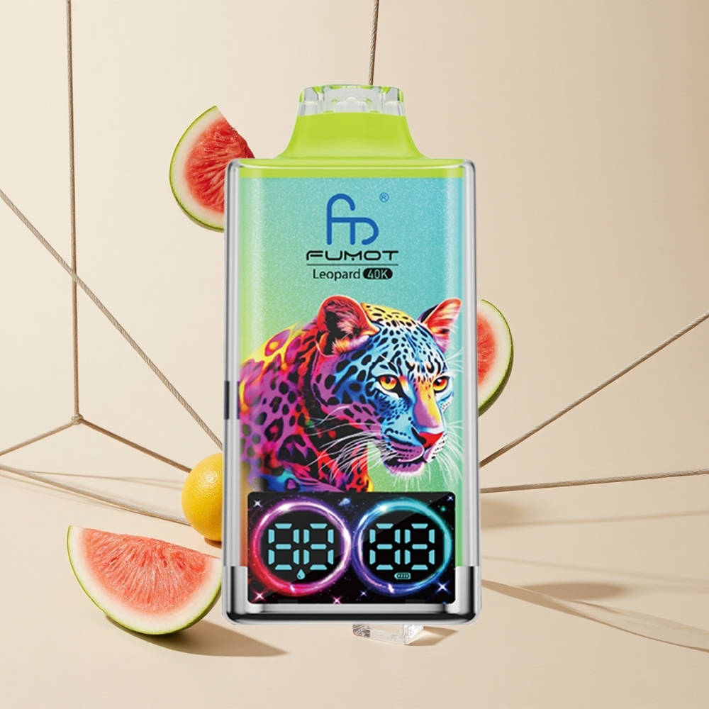 Fumot Leopard 40K Puffs Vodný Melón Ľad Dual Mesh 700mAh