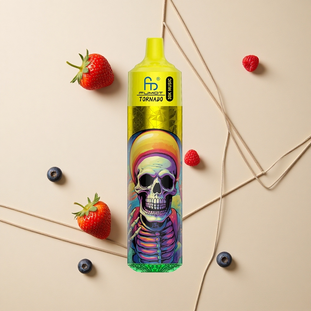 Fumot RandM Tornado30000 Puffs Jahoda Čučoriedka Malina 30mL 2%,5% Nikotínu