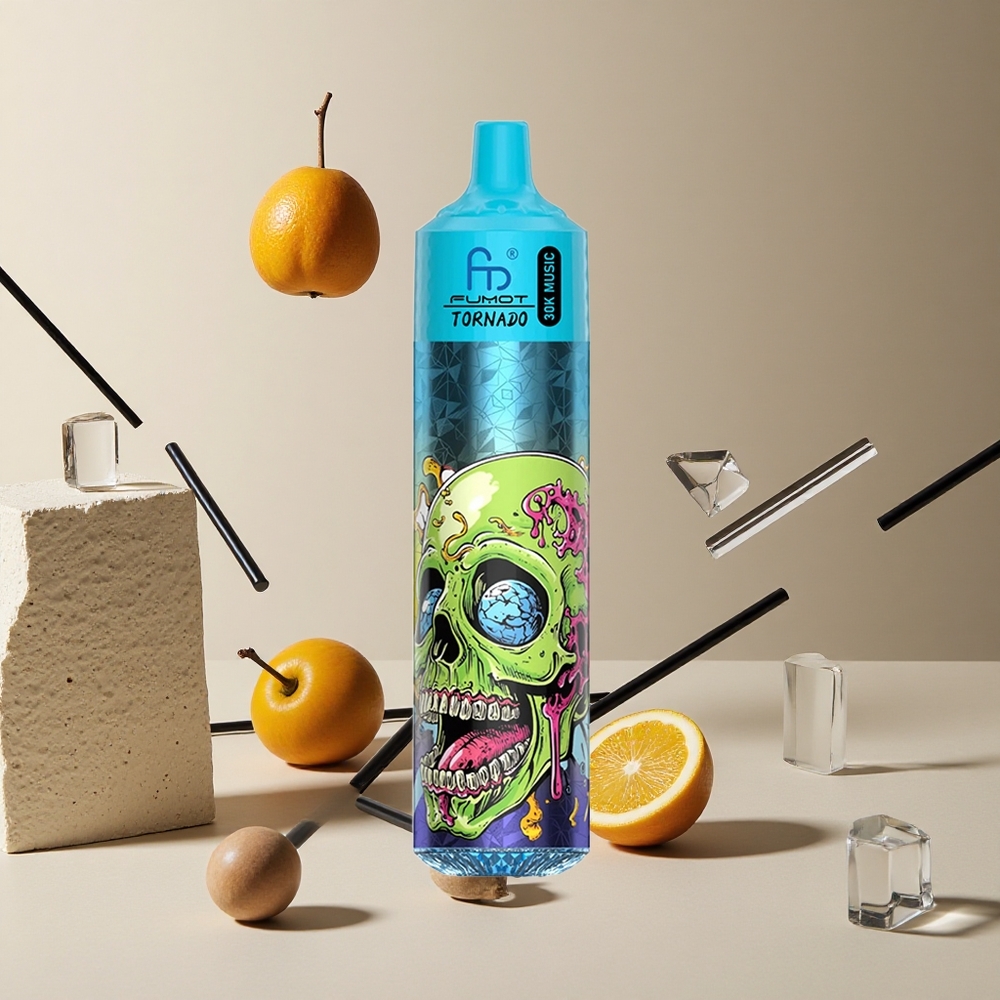 Fumot RandM Tornado30000 Puffs Čierny Ľad 30mL 2%,5% Nikotínu