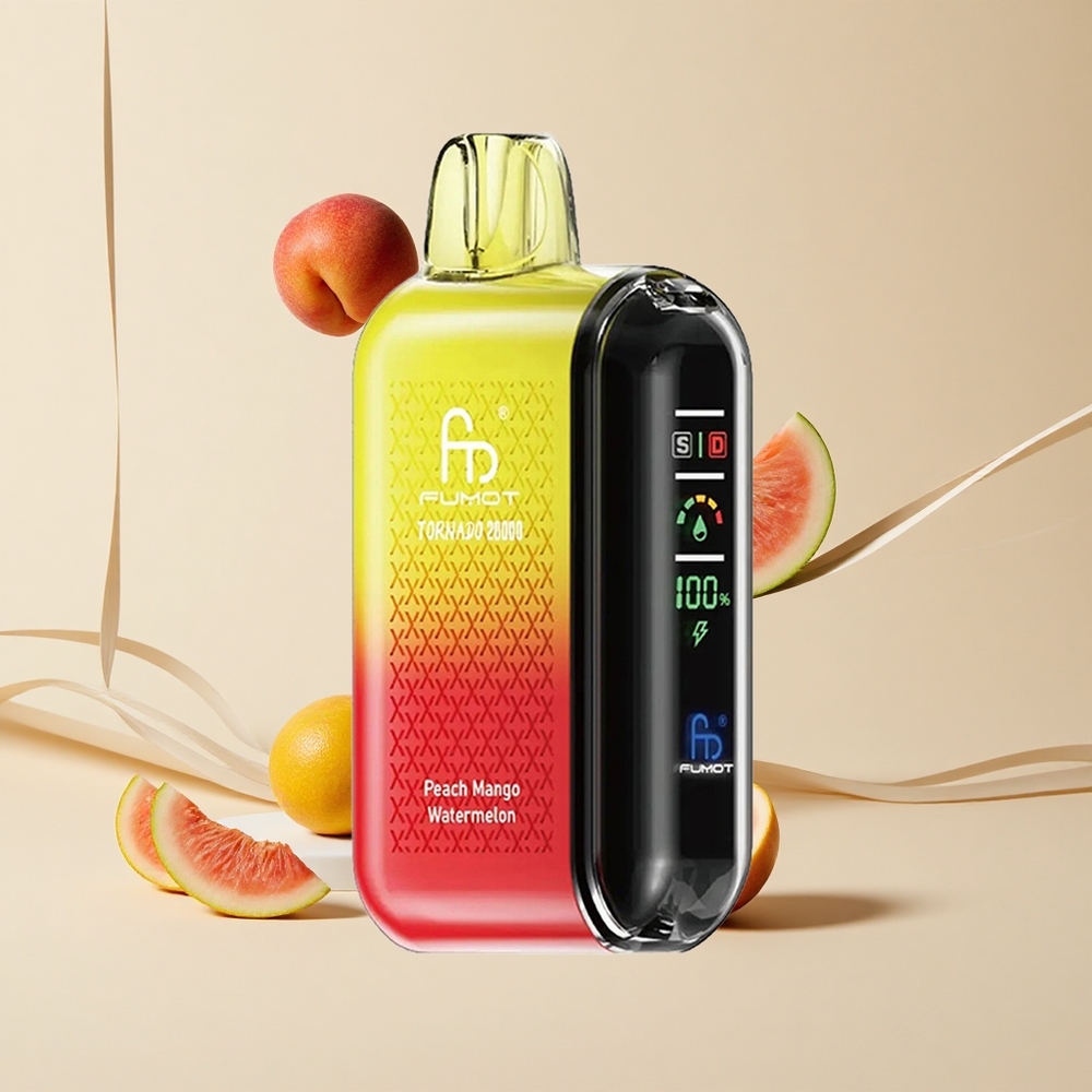 Fumot Tornado 20000 Púchov Broskyňa Mango Vodný melón 20ml Kapacita 850mAh Batéria