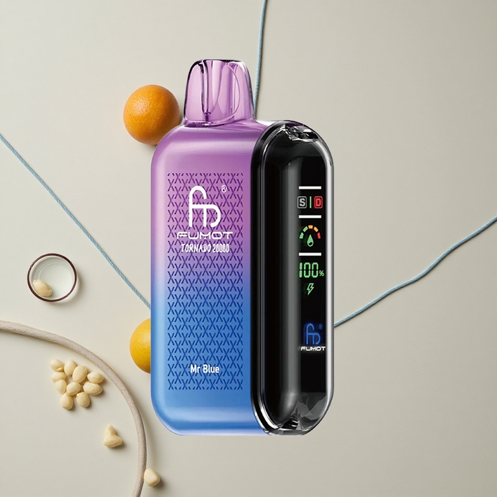 Fumot Tornado 20000 Púchov Modrý Dual Mesh Coil Smart Display