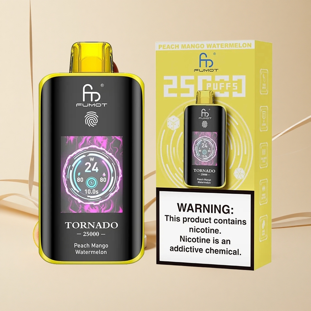 Fumot Tornado 25000 Púchov Broskyňa Mango Melón 700mAh Batéria 20ml Náplň