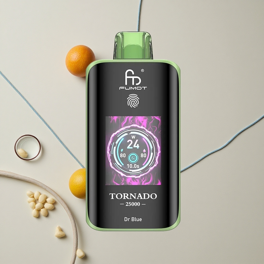 Fumot Tornado 25000 Púchov Dr Modrá HD Obrazovka 20ml E-liquid