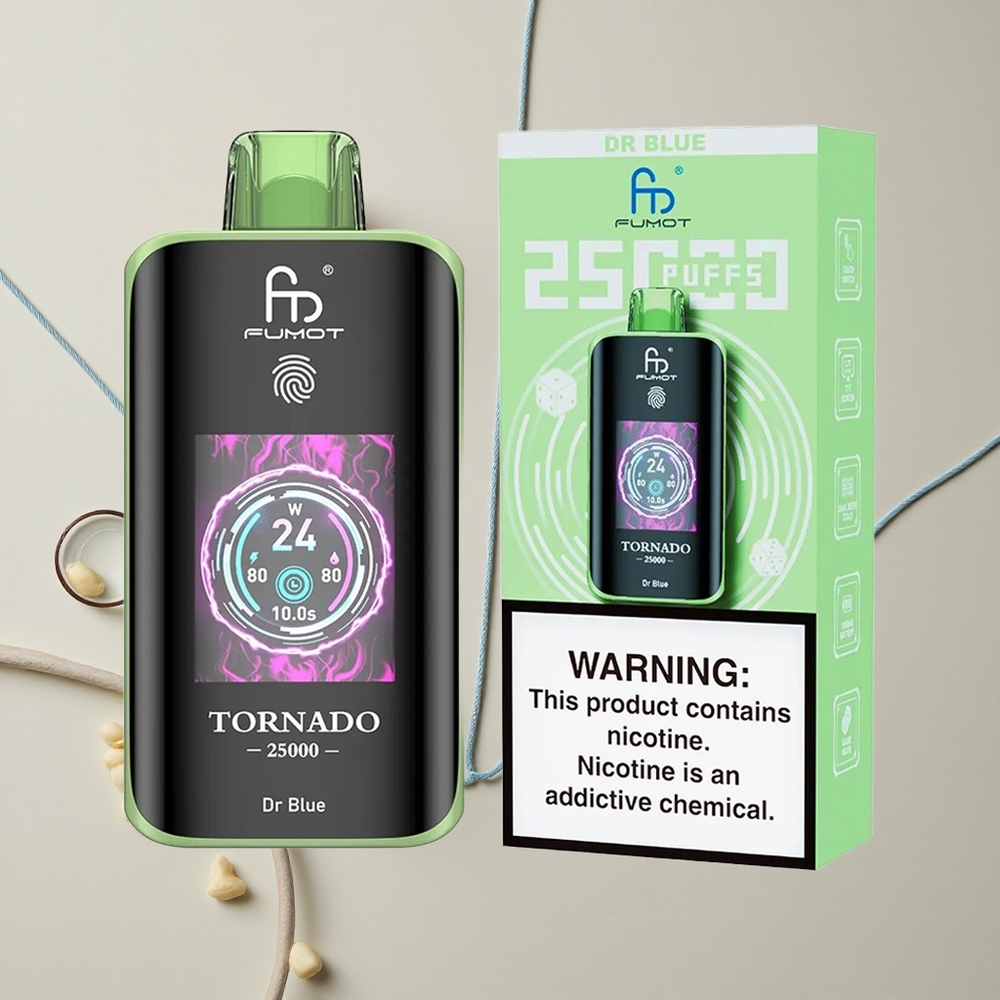 Fumot Tornado 25000 Púchov Dr Modrá HD Obrazovka 20ml E-liquid