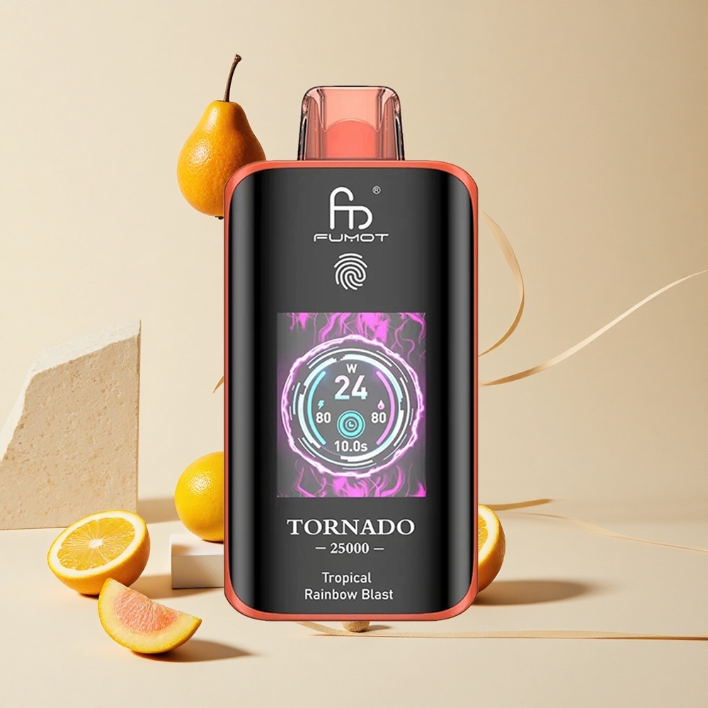 Fumot Tornado 25000 Púchov Tropická Dúha Výbuch 20ml Predplnená Tekutina 700mAh Dobíjateľná Bateria