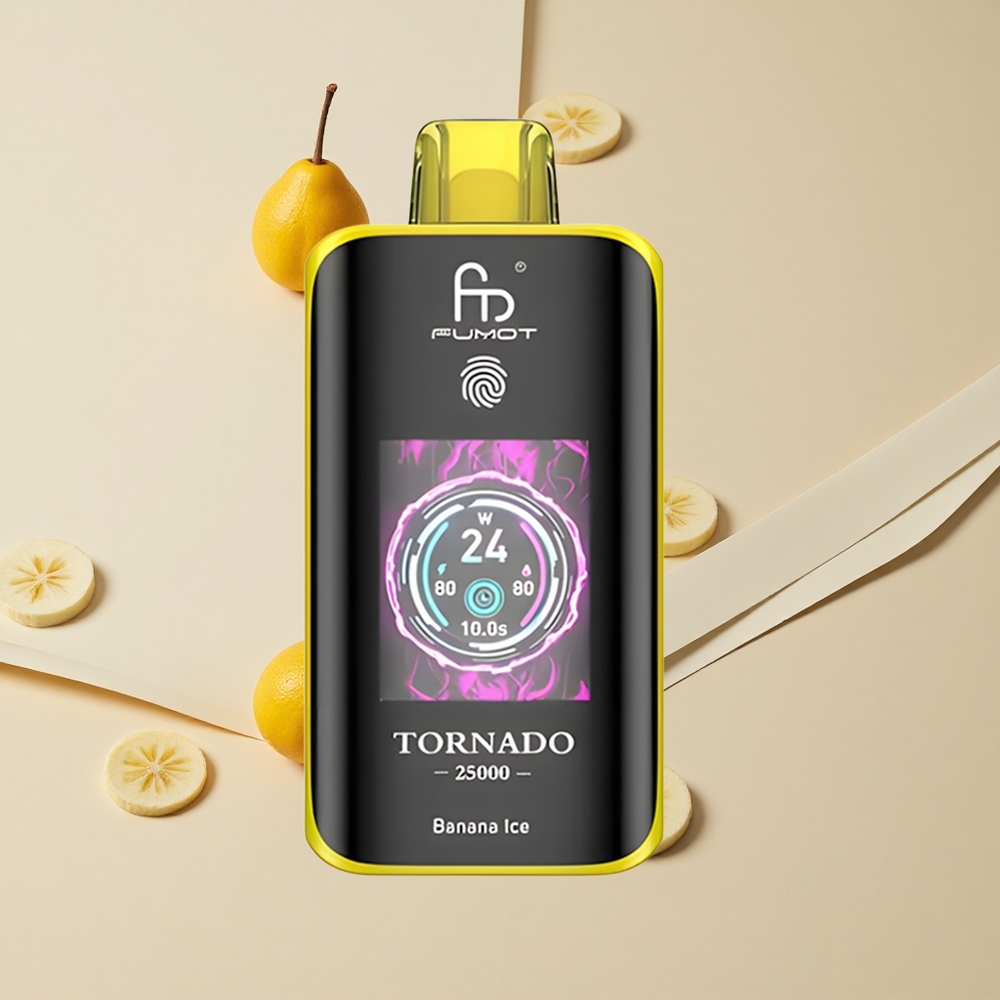 Fumot Tornado 25000 Pofov Banánová Mrazeň 20ml Tekutina 700mAh Batéria