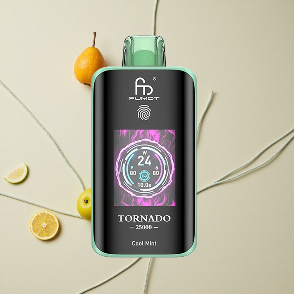 Fumot Tornado 25000 Puffs Chladivá Mätová 20ml Prédplnená Kvapalina 700mAh Batéria