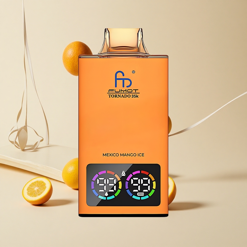 Fumot Tornado 35000 Dual Mesh Cievka Rýchle Nabíjanie Mexické Ľadové Mango