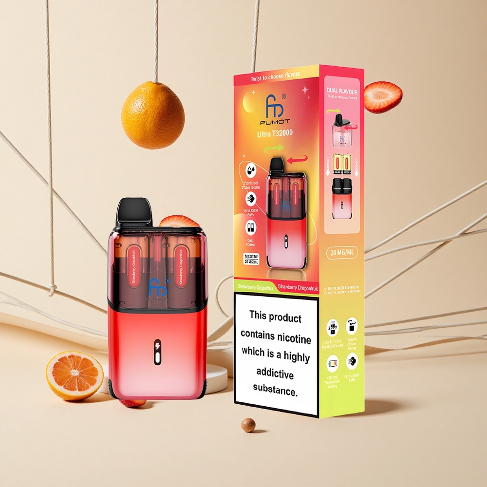 Fumot Ultra T32000 32000 Púchov Jahoda Grapefruit - Jahoda Dragonfruit 800mAh Batéria 24ml Tekutina