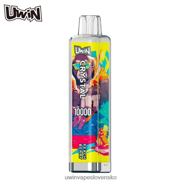 UWIN Vape Bratislava - UWIN CRYSTAL 10 000 jednorazové vapy broskyňa bobule 06D4Z12