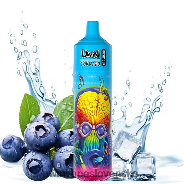 UWIN Crystal Obchod - UWIN CRYSTAL 35 000 jednorazová vapa čučoriedka na ľade 06D4Z19